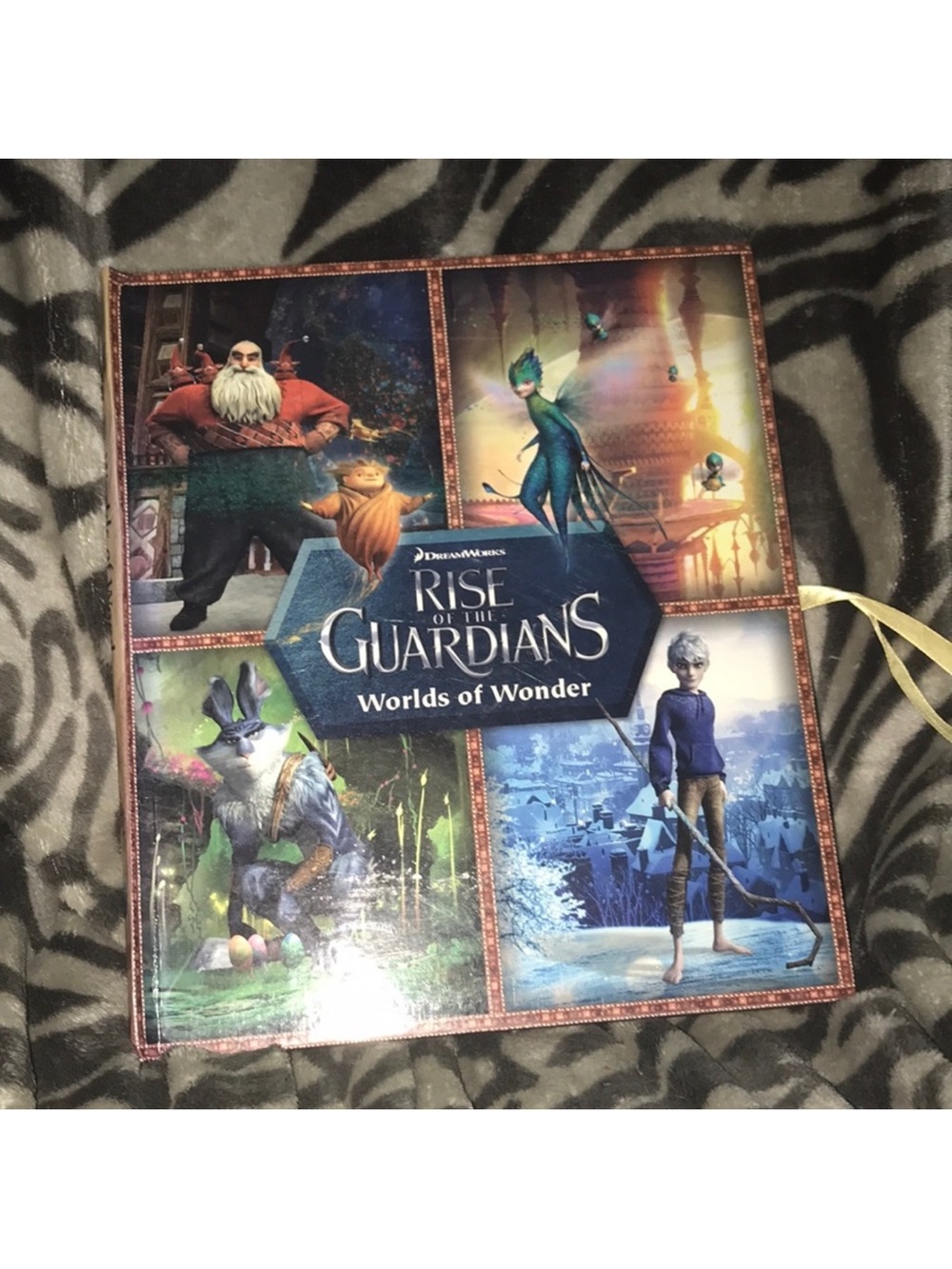 Dreamworks Rise of the guardians worlds of wonder book